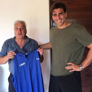 Il sindaco Mina con Luca Cupido