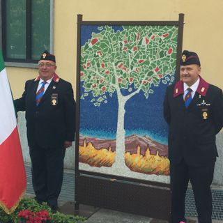 "Sub arbore in itinere": inaugurata l'opera d'arte che la Polizia di Stato dedica alla città di Cuneo
