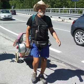 Natale Funari sul Cammino di Santiago