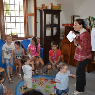 Festa in biblioteca a Montaldo con i bambini della scuola primaria