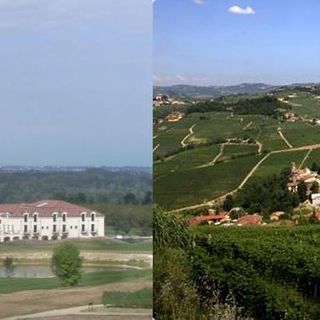 Panoarma su Novello e Barolo