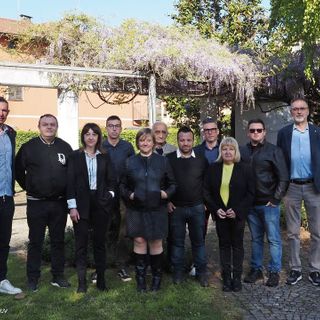 Paolo Giraudo con la squadra