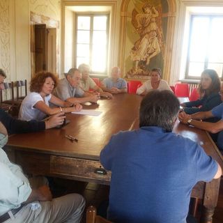 Una delegazione del Pd a sostegno dei lavoratori dello stabilimento Riva Acciaio di Lesegno