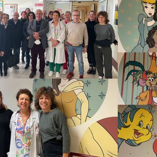 Murales delle principesse Disney e degli eroi Marvel colorano la pediatria di Mondovì [FOTO]