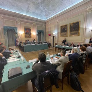 Un momento del consiglio comunale