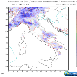 Il maltempo ritorna sulla Granda: in arrivo temporali e grandine su gran parte del Nord-ovest