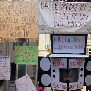 Alcune immagini del flash mob a Torino