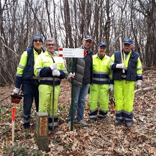 Busca, ripristino e pulizia dei sentieri collinari a cura della Protezione civile