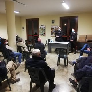 Un momento della serata