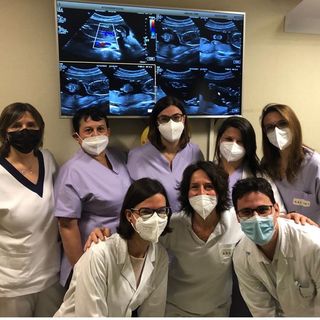 Lo staff dell'ecografia e diagnosi prenatale di Mondovì