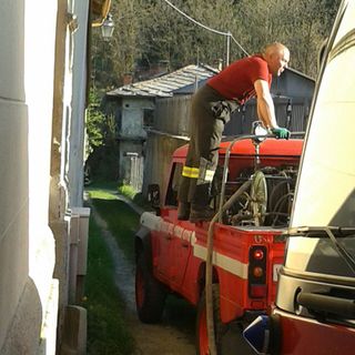 Incendio in un cascinale a Barge