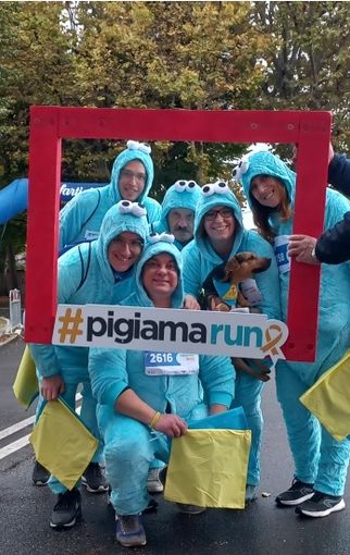A Cuneo torna la Pigiama Run: già raccolti oltre 6.000 euro con i 400 iscritti