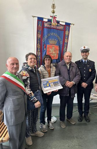 I rappresentanti premiati dell'Associazione Biancheri
