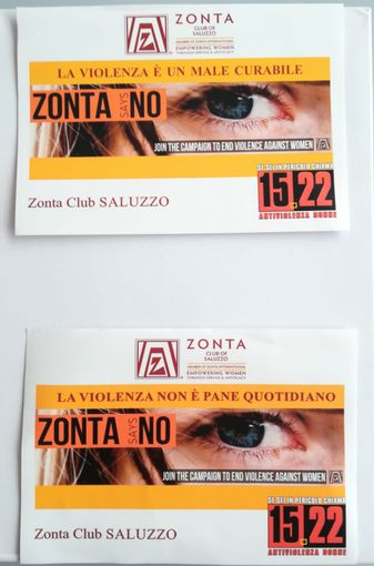 etichette dei sacchetti per il pane e per le farmacie e parafarmacie di Saluzzo