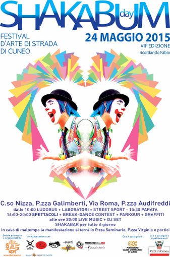 Torna a Cuneo lo Shakabum Day, la giornata degli artisti di strada