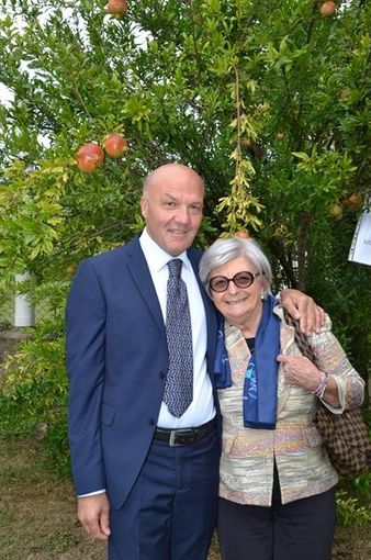 Il prof. Carmine Maffettone con il sindaco Bruna Sibille
