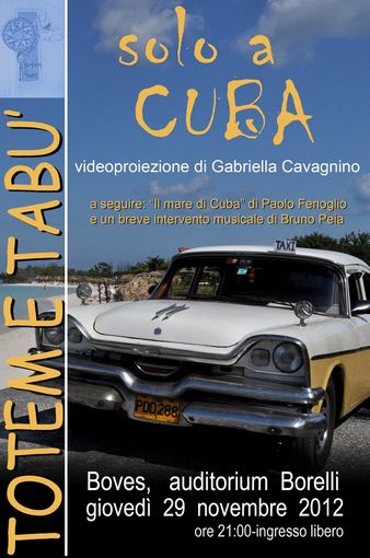 Da Boves a Cuba, al Borelli il 29 novembre