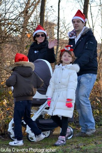 Ultimi preparativi per la seconda edizione della "Marcia dei Babbi Natale" al Parco del Maira di Villafalletto
