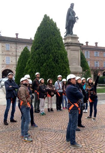 Vicoforte Mondovì: anche un gruppo di soci e clienti BAM ha scalato il Santuario Vicoforte Mondovì: anche un gruppo di soci e clienti BAM ha scalato il Santuario