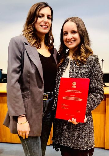 Anna Garelli con Elena Castellano Anna Garelli con Elena Castellano