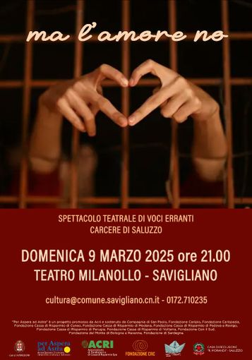 Al Milanollo di Savigliano spettacolo con gli attori del Carcere di Saluzzo Al Milanollo di Savigliano spettacolo con gli attori del Carcere di Saluzzo