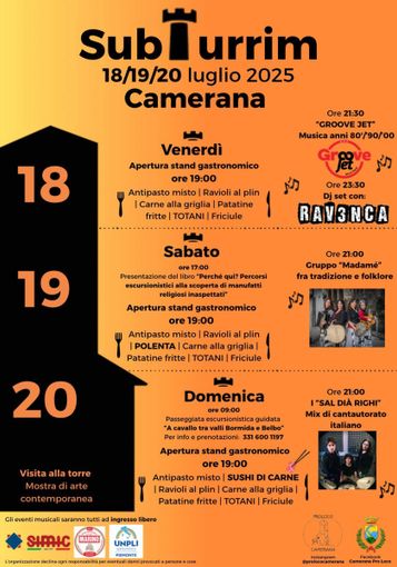 Camerana celebra identità, tradizione e innovazione con “SubTurrim”