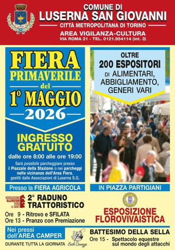 Fiori, sapori e trattori: il Primo Maggio accende Luserna San Giovanni Fiori, sapori e trattori: il Primo Maggio accende Luserna San Giovanni