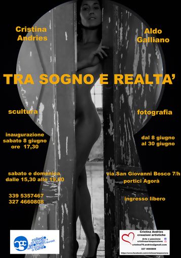 A Cuneo l'inaugurazione della mostra "Tra sogno e realtà"