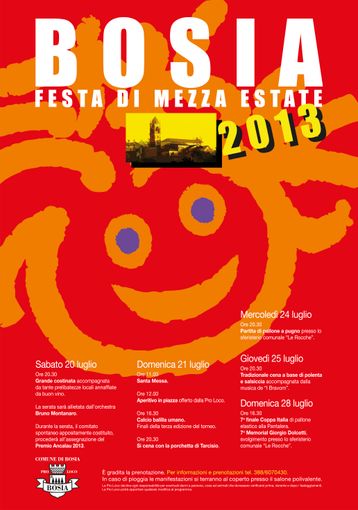 Festa di mezza estate a Bosia