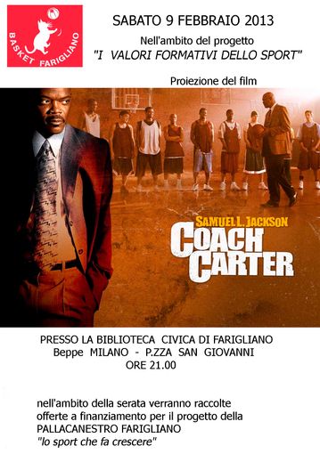 Il basket Farigliano invita ad una serata diversa con il film Coach Carter