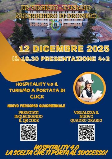 Continuano gli Ospitality Day all'Istituto Alberghiero Donadio di Dronero