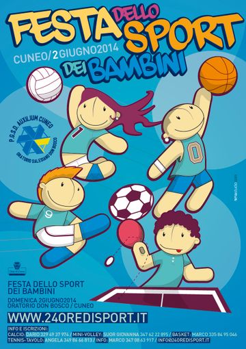 Ritorna la Festa dello Sport dei Bambini all’oratorio salesiano don Bosco di Cuneo