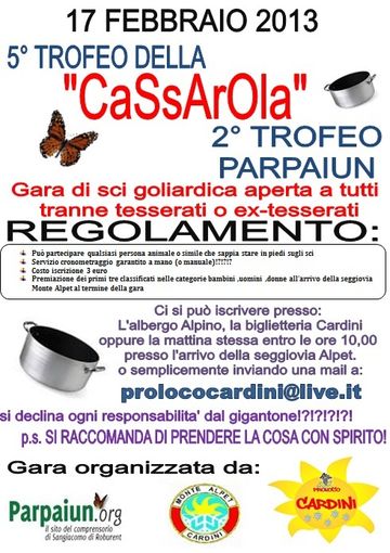 San Giacomo di Roburent, è l’ora della gara della “Cassaruola”