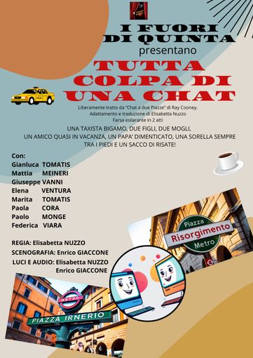 Bagnasco, la stagione teatrale si chiude con lo spettacolo "Tutta colpa di una chat"