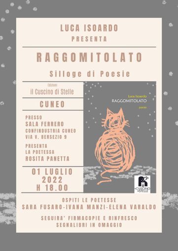 La prima fase poetica di Luca Isoardo condensata nella silloge “raggomitolato”