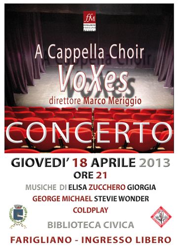 A Farigliano concerto del coro Voxes