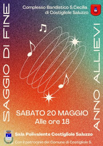 A Costigliole Saluzzo il primo saggio musicale dei nuovi allievi della banda