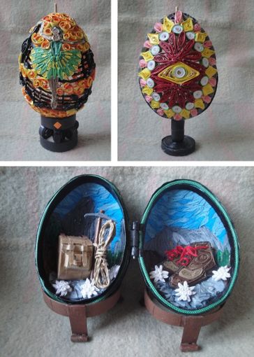 Buona Pasqua con le uova artistiche di Prezzemolo Buona Pasqua con le uova artistiche di Prezzemolo