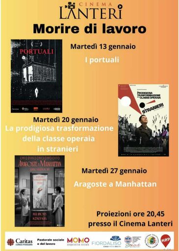 “Morire di lavoro” una rassegna di docufilm per riflettere sul tema dei diritti dei lavoratori