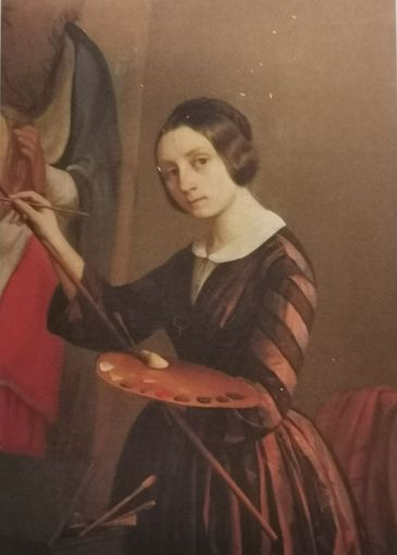 Un’opera in mostra Autoritratto di Giuseppina Anselmi Faina (1847) proveniente dal Museo “Claudio Faina” di Orvieto
