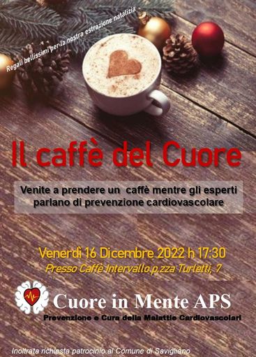 A Savigliano un caffè letterario per parlare di prevenzione cardiovascolare