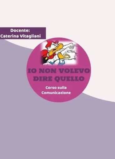 l'immagine della locandina relativa al corso sulla comunicazione