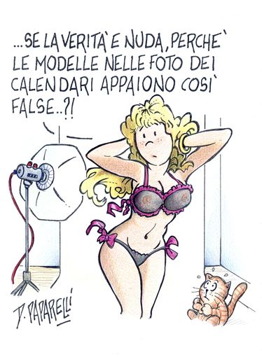 Può sembrare un controsenso, ma apparire nuda su un calendario non è cosa da tutti giorni