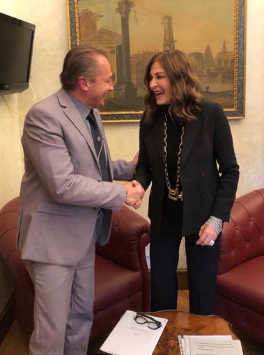 Paolo Bongioanni e Daniela Santanché Paolo Bongioanni e Daniela Santanché