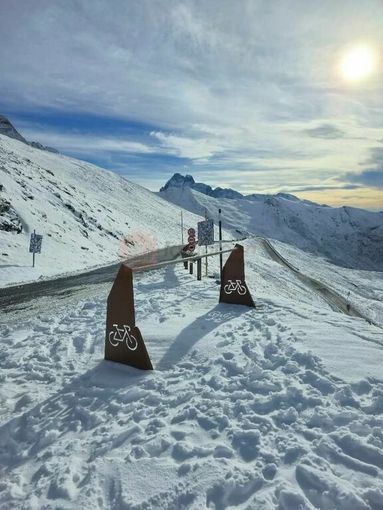Neve al Colle dell'Agnello