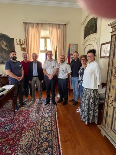 Bra, nuovo comandante della Guardia di Finanza ricevuto in Municipio