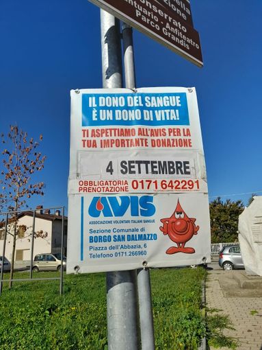 Avis Borgo San Dalmazzo, domani mattina sede aperta per i donatori