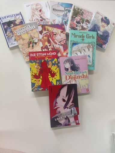 Nuovi arrivi nella sezione manga della Biblioteca civica di Bra