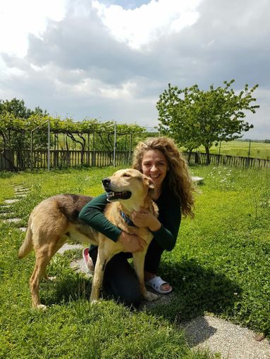 La signora Diana con "Libero"