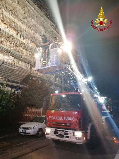 Alba: il complesso di case in via Pinot Gallizio messo in sicurezza dopo i danni del maltempo